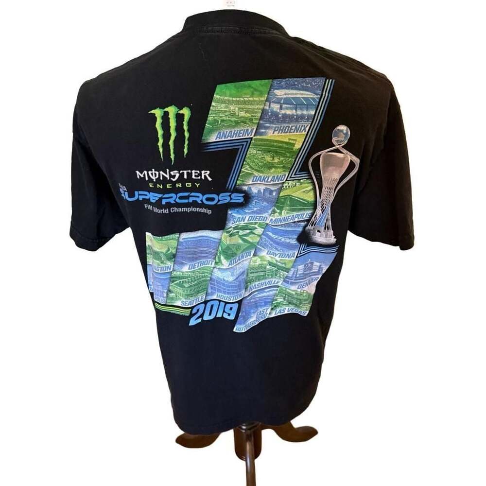 Alstyle Apparel & Activewear Monster Energy AMA Supercross 2019 FIM World Champi